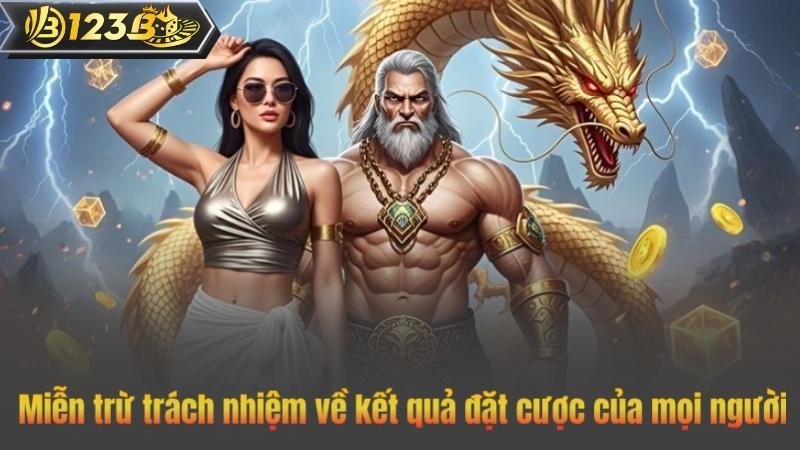 Miễn trừ trách nhiệm về kết quả đặt cược của mọi người